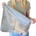 EMF Protection for Cell Phone - EMF Blanket Blocker with Faraday Fabric for Radiation Protection While Using Your Laptop and Phone (18x18)