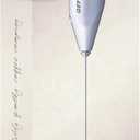 Aerolatte Steam-Free Milk Frother, Satin Finish, 18/8 Stainless Steel Whisk, BPA-Free Plastic Housing, Batteries Included