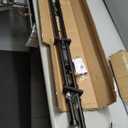 2 Pack Heavy Duty 1 Inch Diameter Single Curtain Rods 72-144 Adjustable Window Curtain Rod with Aluminum Alloy Cylindrical Cap Finials, Wall Mount and Ceiling Mount, Matte Black