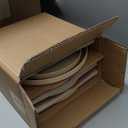 TheTerra Ceramic Dinnerware Sets for 8, 24 Pieces Porcelain Lightweight Plates and Bowls Sets, Scratch Resistant Dish Set, Oven & Microwave & Dishwasher Safe, Cappuccino