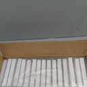 Ctosree Acrylic File Organizer for Desk Vertical 15 Compartments File Sorter Mail Organizer Desktop Countertop Folder Stand Racks for Office Home School Desk(Rectangle,Clear)