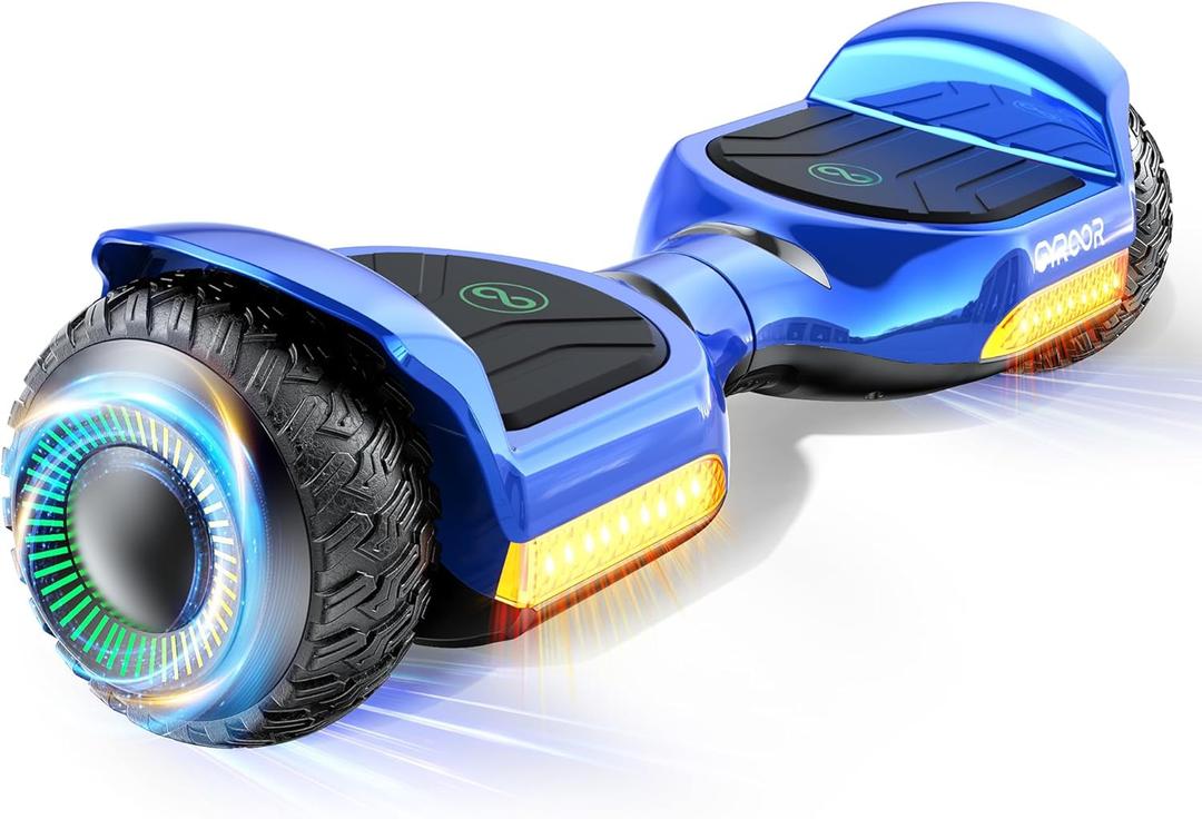 Gyroor Hoverboard G13 All-Terrain Off-Road Bluetooth LED Lights for Kids