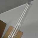 Bokon 2 Pieces White Fiberglass Blind Wand Vertical Blinds Stick Replacement with Hook and Handle for Window Opener Accessory(24 Inch)