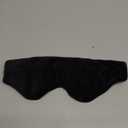 Sivio Weighted Eye Mask for Women & Men, Heatable and Freezable Weighted Eye Pillow with Silica Beads & Adjustable Strap, Soft Breathable Cotton Eye Cover for Sleeping Faster and Better, Black