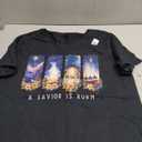 A Savior is Born Jesus Christian Pajamas Holiday Christmas T-Shirt, M