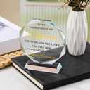 Happy Retirement Crystal-Glass Plaque Gifts for Women Men,5x4.7inch Best Inspirational Retired Sign Desk Decoration Funny Retirements Keepsakes Ideas for Teachers Nurse Friend Doctor