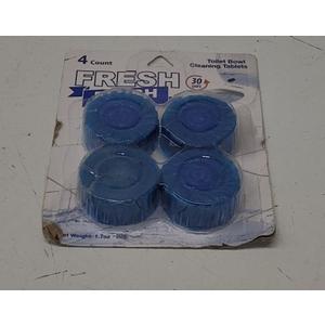  4 Count Toilet Bowl Cleaning Tablets