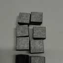 Uukyttrium 8 pcs Square Silicone Chair Leg Floor Protectors.(1-1/2" Black Large).