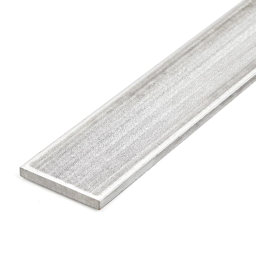LEIFIDE 2 x 1/4 x 48 Inch Steel Flat Bar Metal Stock Hot Rolled Steel Plate Solid Plain Metal Flat Bar Stock