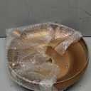 Rain Chain Anchoring Basin, Hand Hammered Bowl for Rain Chain Downspout Gutters, Rain Chain Anchor with S-Hook, Heavy Duty Metal Rain Chain Basin of Chain Display for Outdoor, 12.9" Diameter, 4" High (Antique Copper)