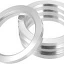 X AUTOHAUX 4pcs OD 83.1mm to ID 64.1mm Aluminium Alloy Car Hub Centric Rings Wheel Bore Center Spacer