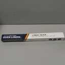 Oven Liners for Bottom of Oven - 2 Pack Large Heavy Duty Mats, 17x25 Non-Stick Reusable Liner for Electric, Gas, Toaster Ovens, Grills - BPA & PFOA Free Kitchen Accessory to Keep Oven Clean (Black)