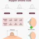 Momcozy Nipple Shields for Breastfeeding Newborn, Contact Nipple Shields Food-Grade Silicone (2, 24mm)