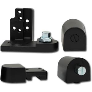 Summit Doorware Kawneer Pivot Door Hinge Set | Top and Bottom Set | Duronotic Finish | Right or Left Hand Options | Heavy Duty Commercial Door Hardware for Storefront Doors