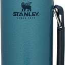 Stanley Classic Legendary Vacuum Bottle 1.1 qt | Wide Mouth with Leakproof Cup Lid | Keep Drinks Hot or Cold | Packable for Travel | Insulated Stainless Steel Thermos | BPA-Free | Hammertone Lake