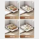 Pull Out Kitchen Cabinets Organizer Drawer, Sturdy Carbon Steel Slide-Out Shelves, Fixed With Adhesive, Slide Out Shelf for Kitchen Bathroom Wardrobe