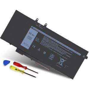4GVMP Laptop Battery for Dell Latitude 5400 5500 5410 5510 E5400 E5500 Inspiron 7590 7591 7791 2-in-1 Precision 3540 3550 Series P84F P84F001 P42E P42E001 P98G001 P80F001 RF7WM C5GV2 H82T6 7.6V 68Wh