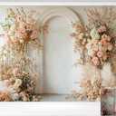 Kate Boho Spring Floral Arch Wedding Backdrop Photo Background Studio Props,10x6.5ft