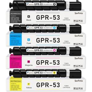 GPR-53 GPR53 Toner Cartridge (4-Pack) GPR 53 Compatible with Canon