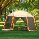 CAMPROS CP Screen House Tent 13 x 13 Ft Screened Mesh Net Wall Canopy