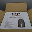 Ninja | Air Fryer | 4 QT Capacity | 4-in1 Roast, Crisp, Roast, Reheats, & Dehydrates | Dishwasher Safe Parts | Includes 20 Easy & Healthy Recipes | Compact | Grey | AF101