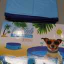PJZP Dog Pool Foldable pet Pool Dog Swimming Pool Portable Suitable for Indoor and Outdoor use (32x8in)