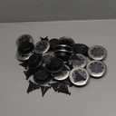 SOLPEX Mini Solar Ground Lights, 20 Pack Solar Lights Outdoor Waterproof, Pathway Lights Solar Powered, Solar Garden Lights, Landscape Lighting for Yard Driveway Walkway (Cool White)