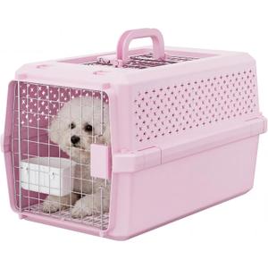 RIZZARI 22" Hard Pet Carrier: Travel Kennel for Cats & Small Dogs