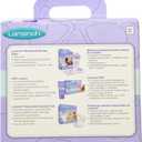 Lansinoh Feeding Bottles, 8 Ounces, 4 Count, Size M