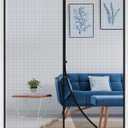 Yotache Magnetic Screen Door Fits Door Size 58 x 96, Screen Size 60" x 97" Strengthened Fiberglass Net Curtain for Patio Sliding French Doors Black