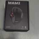 SABLUTE Wireless Trackball Mouse with 5-Level DPI, Ergonomic Mouse Wireless 2.4G Plug-and-Play for 3 Devices (Bluetooth or USB Receiver), 500mAh Battery, Compatible with PC/Laptop/Mac/Windows