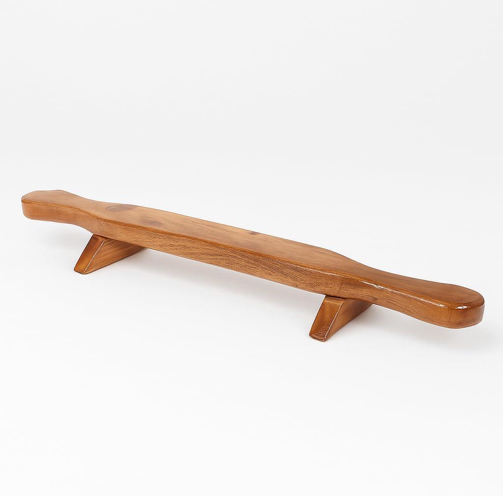KNK Wooden Push Up Bars Shena Babool Wood Strength Training 2.5 Ft
