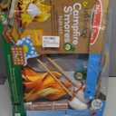 Melissa & Doug Let's Explore Campfire Smores Set with Toy food & Kids Play Kitchen Accessories, Preschool Learning Toys for Girls & Boys 3+