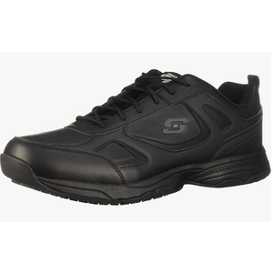 Skechers Men's Work Dighton Athletic Slip Resistant Food Service Shoe,Black, US 9,5