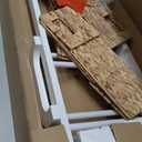 HOMESTEAD 3-Tier Wooden Shelf with Water Hyacinth Woven Baskets  Rattan Shelf Basket, Boho Room Decor, Wooden Book Shelf, Bathroom Storage Shelves, Kitchen, Laundry, Living Room (White)