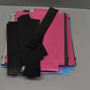 Extra Capacity Plastic Hanging File Folders,12 Pack Reinforced Expanding Hang Folder Letter Size, Accordian Pocket, Heavy Duty 2 Inch Expansion, Hanging Folder Organizer for Office Home, Assorted Colors