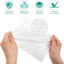 200 Pack Bubble Wrap Pouches, 7.8 x 5.7 Inch Double Walled Bubble Foam Wrap Cushioning Bags for Moving, Storage, Packing, Shockproof - Clear