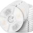 Cat Water Fountain Filters, Pack of 16 Replacement Filter Fit for 81oz/2.4LCat Pet Fountain, 3 Filtration System