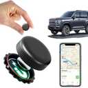 Magnetic Real-Time GPS Tracker for Vehicles - No-Wiring Hidden Tracking Device with App Alerts for Cars, Motorcycles & Teen Drivers - Anti-Theft, Waterproof & Long Battery Life (for Android and iOS)