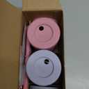 Elk and Friends 10oz Stainless Steel Kids + Toddler Drinking Cups | The Original Mason Jar with Sleeves + Lids | Silicone Straws | Smoothies | Storage Jar | Spill Resistant | Dishwasher Safe | 2 Pack (Plum/Lilac)