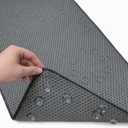 Bathtub Mat Non Slip, Bath Mat for Tub Non Slip, Tub Mat Extra Large 36 x 17 in, Bathtub Mat with Suction Cups & Drain Holes, Soft Foam, Machine Washable, Dark Grey