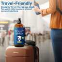 2 x Minty Eucalyptus Toilet Spray 8 fl oz - Bathroom Air Freshener Spray and Travel Size - Eucalyptus, Mint, and Citrus - Nexon Botanics