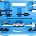 DPTOOL Diesel Fuel Injector Puller Removal Tool Kit and Slide Hammer
Bearing Extractor Set with M8-M22 Adapters U-Shaped and 2 Jaw Injector Puling Tool