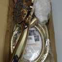 Cobbe 8 Functions Shower Head with handheld, High Pressure Shower Head Set with Hose Adjustable Bracket Rubber Washers (Gold)