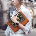 Christian Gifts,A5 Hardcover Leather Journal for Women - 200 Pages Premium Paper Notebook,Lion Journal with 180 Lay Flat Design for Daily Diary, Prayer & Planning (Lion Black)