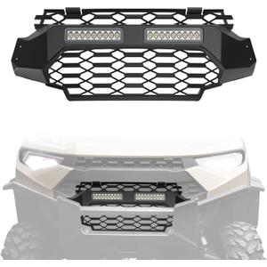 Mesh Grille with Light for Polaris Ranger XP 1000/Crew 2020-2024