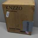 KNZZO Queen Air Mattress with Built-in Pump, 18" Top Inflatable Mattress with Waterproof Flocking Fabric, Three-Minute Quick-Inflatable Bed. Portable Blow Up Mattress for Home, Outdoor and Guests (Blue)