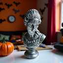 Halloween Character Decoration Sculpture, Vintage Simple Art,Decorations Applicable Home,Living Room,Bedroom,Office Desk Table Indoor,Halloween Party Decorations Statue (10inch, Ms.)