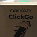 Momcozy ClickGo - Cochecito ligero, cochecito de viaje compacto para avin con plegado de un solo clic, cochecito de beb y cochecito para nios pequeos con toldo grande para nios a partir de 0 (Negro -)