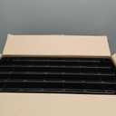 IRIS USA 5-Shelf Light Duty Plastic Storage Shelves, 250lb Capacity, 64" H x 24" W x 12" D, Medium Modular Shelving Unit Storage Organizer for Bathroom, Laundry, Garage & Home, Storage Rack - Black